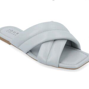 Journee Collection Divyah Sandals in Blue